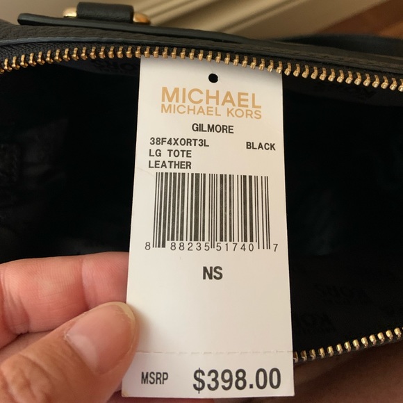 Genuine black leather Michael Kors crossbody in perfect condition - Picture 5 of 6